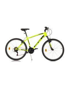 Bicicletta Bambino Ring Boy 26 pollici Bicicletta Ragazzo Giallo Fluo Dino Bikes