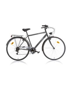 Bicicletta Bambino Trekking Uomo 28 pollici Bicicletta City Grigio Dino Bikes