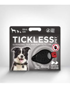 Tickless repellente per pulci per animali domestici nero