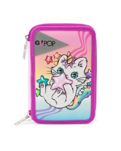 Astuccio  Scuola Completo a 3 Zip Meowcorn GOPOP Giochi Preziosi