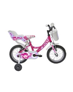 Bicicletta bambina Sport 1 Fuxia 14 pollici