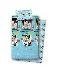 Completo Lenzuola Singolo Mickey Smile