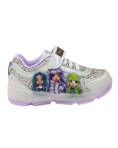 Scarpe Sneakers con luci Rainbow High Argento