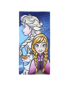Telo Bagno e mare Elsa e Anna Frozen in cotone