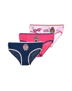 Set di 3 mutandine slip Lol surprise