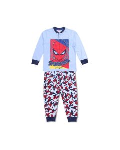 Pigiama Primaverile Spiderman Azzurro