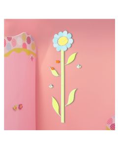 HomeDecor-LineKids Decorazioni Metro Crescita Smiling Flowers