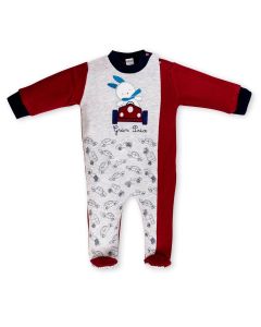 Ellepi Pigiamone Bimbo Felpa Macchine