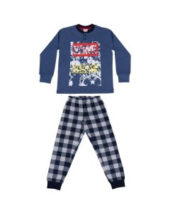 Pigiama lungo Avengers Marvel Blu