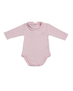 Ellepi Body con Colletto e Strass in Caldo Cotone