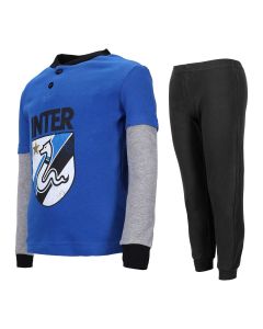 Pigiama bimbo Serafino Inter blu