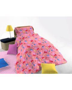 Peppa Pig Trapunta Invernale Letto Singolo Rosa