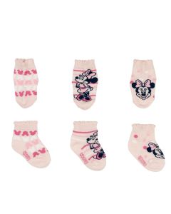 Set 3 Calzini Minnie Ellepi Rosa