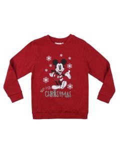 Felpa Natalizia Bambino Mickey family
