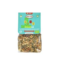 Dalla Costa Ditalini Pasta Tricolore Al Pomodoro E Spinaci Pasta Bio Per Bambini Con Vitamina B1 Confezione Risparmio 8x200gr