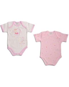 Ellepi Set di 2 Body con Scollo all'Americana Bambina