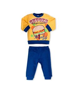 Ellepi Pigiama Bimbo Felpa Hamburger