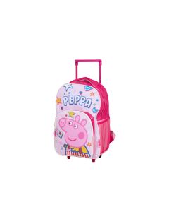 Peppa Pig Zaino e Trolley Asilo e Tempo Libero Rosa