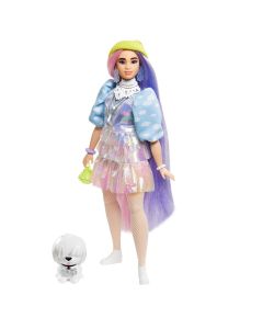 Barbie Extra Bambola capelli rosa e viola