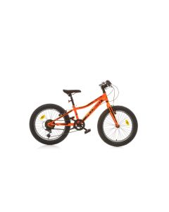 Bicicletta Bambino Plus 20 pollici MTB Arancione Fluo Dino Bikes