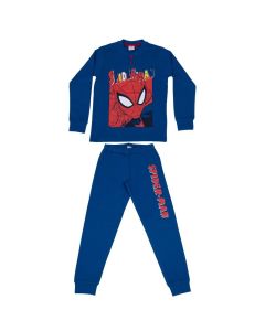 Pigiama Spiderman Marvel Maniche Lunghe Blu