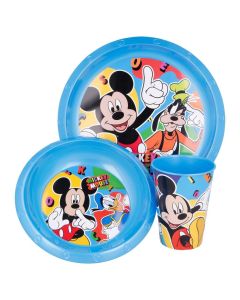 Set pranzo 3 pezzi Mickey Summer