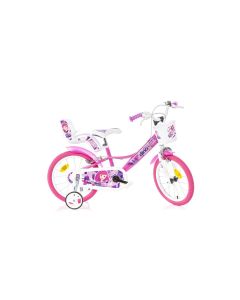 Bicicletta Dino Bikes Fairy Viola 16 pollici Bambina