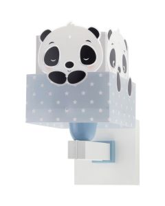 Lampada Applique Panda Azzurro