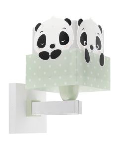 Lampada Applique Panda Verde