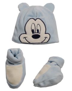 Ellepi Set Cuffia e Babucce Disney Baby Mickey Mouse
