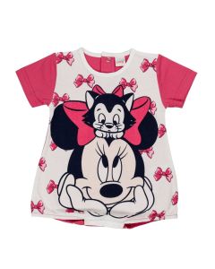 Minnie Pagliaccetto Neonata Fiocchetti Fuxia Ellepi