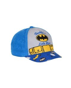 Cappellino Baby Batman Daddy little Hero Blu