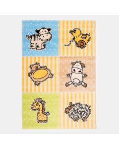 Tappeto Cameretta Bambini Animali 120x180cm