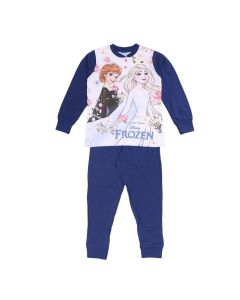 Pigiama Frozen Primaverile Maniche Lunghe Blu