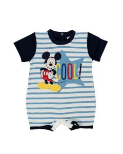 Mickey Mouse Pagliaccetto a Righe Neonato Ellepi Blu