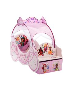 Principesse Disney Lettino a Carrozza con contenitori e baldacchino Disney Home