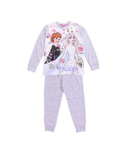 Pigiama Frozen Primaverile Maniche Lunghe Grigio