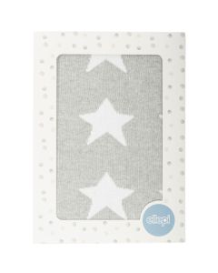 Ellepi Copertina in Tricot per Culla e Ovetto Stelline