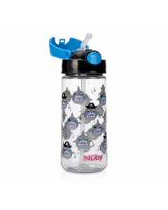 Nuby Borraccia con cannuccia Squaletti