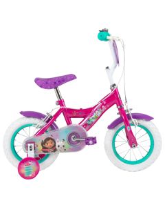 Gabby's Dollhouse Bicicletta a sfera per Bambini 12 pollici – Bici con Ruote Stabilizzatrici