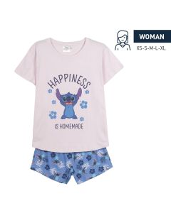 Pigiama donna corto Stitch