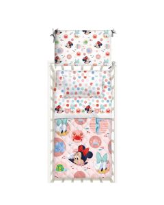 Copriletto Trapuntato lettino con paracolpi Baby Minnie Calefffi