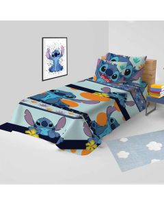 Disney Stitch Lenzuolo Copriletto Letto Singolo