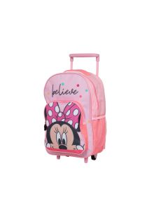 Zaino Trolley Asilo Rosa Minnie - Zainetto a Ruote con la Magia di Minnie Mouse