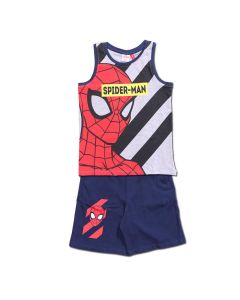Set canotta e pantaloncino Spiderman Grigio