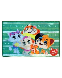 44 Gatti Tappeto Cameretta con Anti scivolo 70x110cm