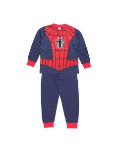 Pigiama Primaverile Costume Spiderman Bambino Blu