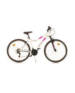 Bicicletta Bambino Ring Girl 27,5 pollici MTB Cambio 6 Velocità Bianco Dino Bikes