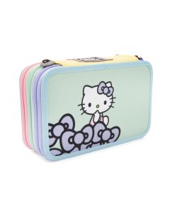 Hello Kitty Astuccio Scuola completo a 3 Zip Giochi Preziosi