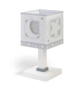 Lampada da comodino Luna Grigio